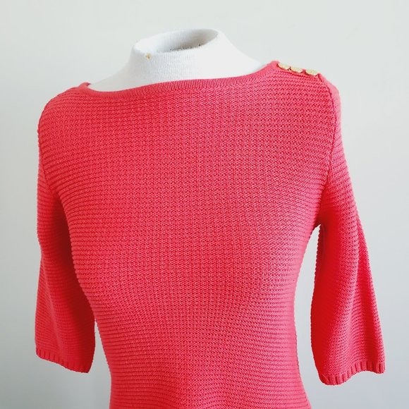 H&M Red Knit Sweater Dress - Picture 2 of 7